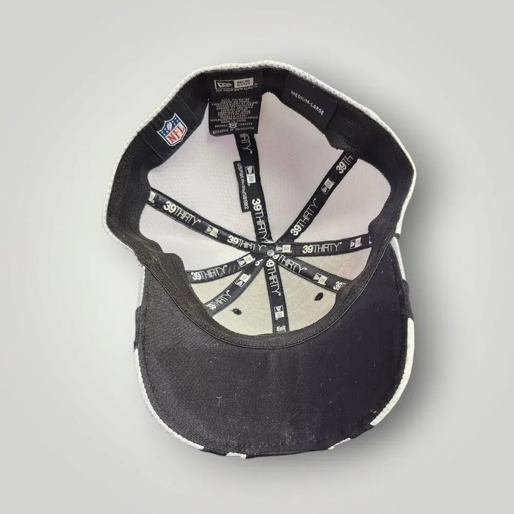 New Era NFL Las Vegas‎ Raiders 39THIRTY, Fitted Hat, Medium-Large *Read